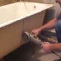 Как можно сделать печь из старой чугунной ванны